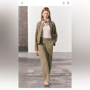 Zara Wrap chino pants ZW Collection